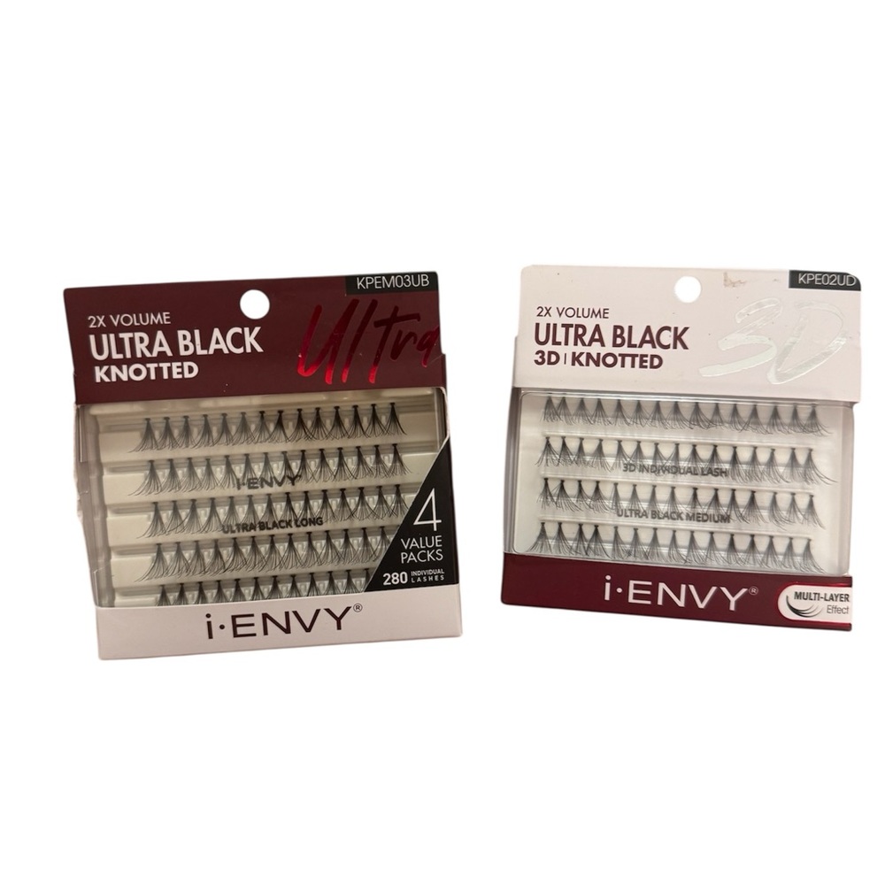 i-ENVY Ultra Black Knotted Lashes 2 Set